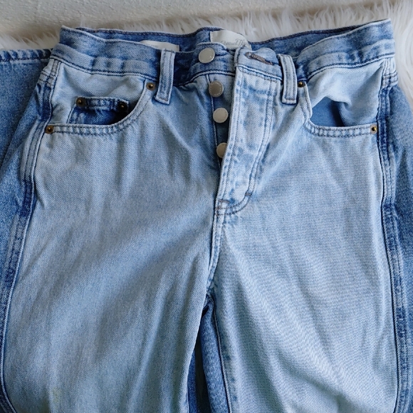 High Rise Light Blue Denim Jeans - Picture 1 of 12